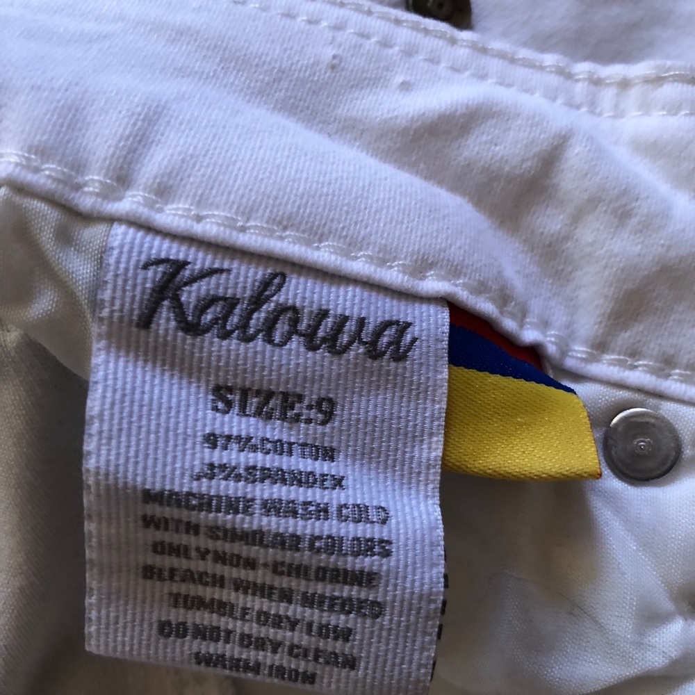 White Distressed Ripped Jeans - Picture 5 of 5
